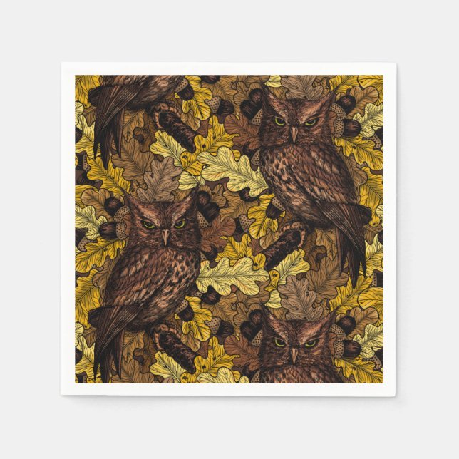 Herbstkeule Serviette (Vorderseite)