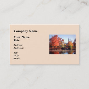 Herbstkirche Visitenkarte