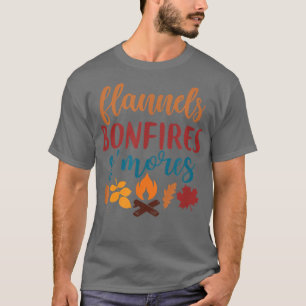 Herbstkleidung, Flannels Bonfire Smoore, Herbst T-Shirt