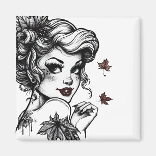 Herbstkönigin Magnet
