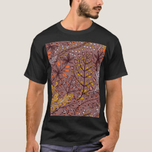 Herbstkräuter, Vintage, blühende nahtlos. T-Shirt