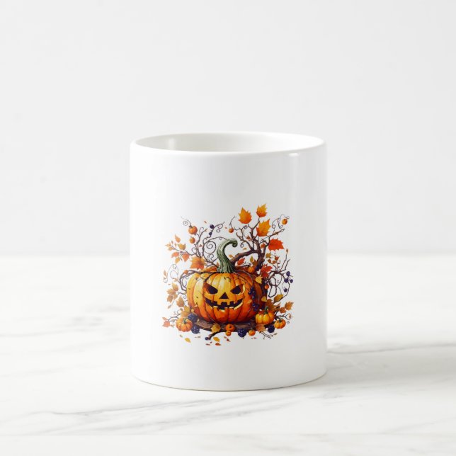 Herbstkürbis Kaffeetasse (Mittel)