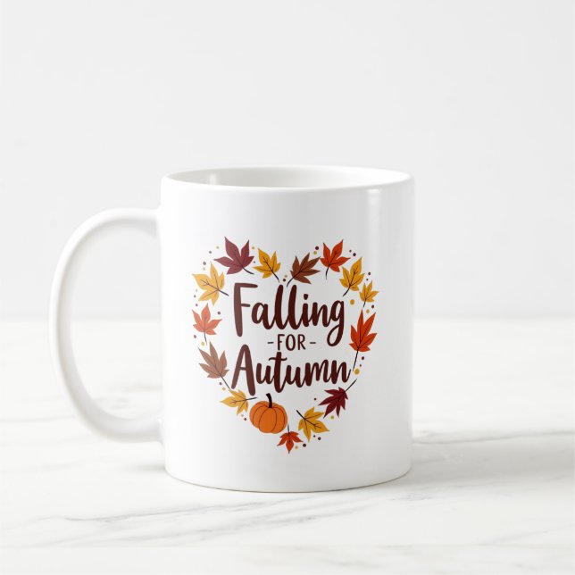 Herbstkürbis Kaffeetasse (Links)