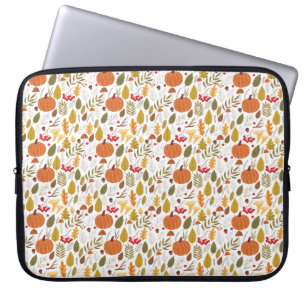 Herbstkürbismuster Laptopschutzhülle