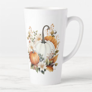 Herbstkürbisse Milchtasse