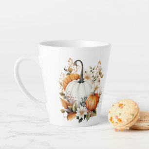 Herbstkürbisse Milchtasse