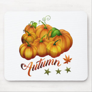 Herbstkürbisse Mousepad