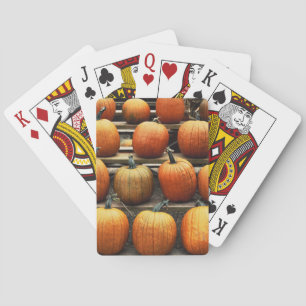 Herbstkürbisse Spielkarten