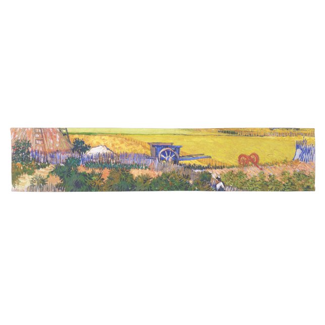 Herbstland, Van Gogh Kurzer Tischläufer (Horizontal)