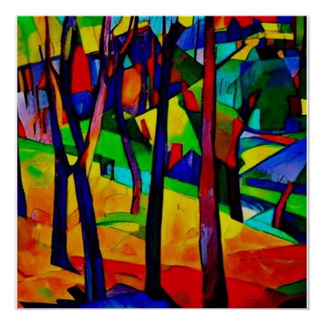 Herbstlandschaft 3 poster (Vorderseite)