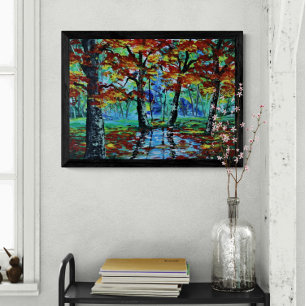 Herbstlandschaft Fotodruck