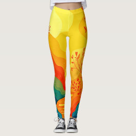 Herbstlandschaft Kunst Leggings