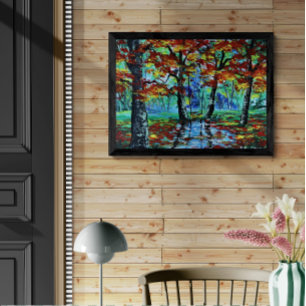 Herbstlandschaft Leinwanddruck