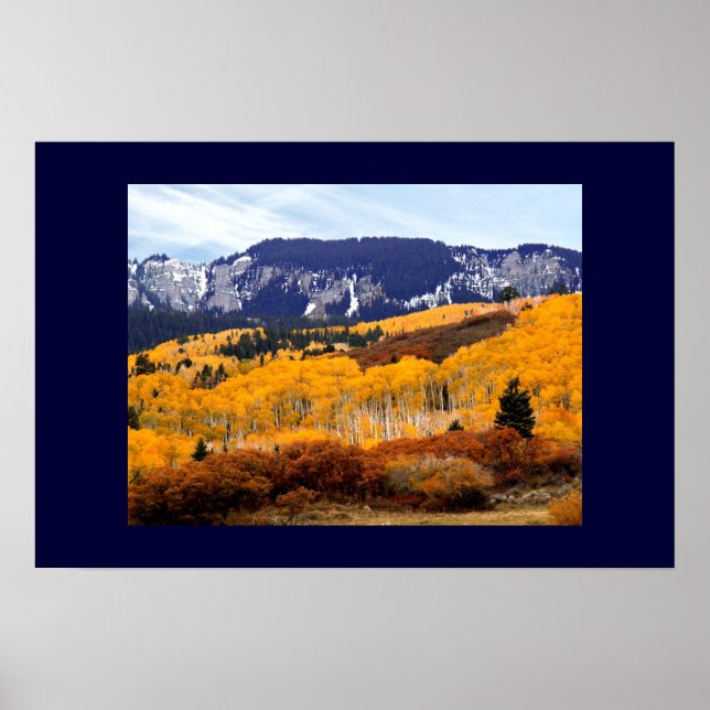 Herbstlandschaft Poster (Vorne)