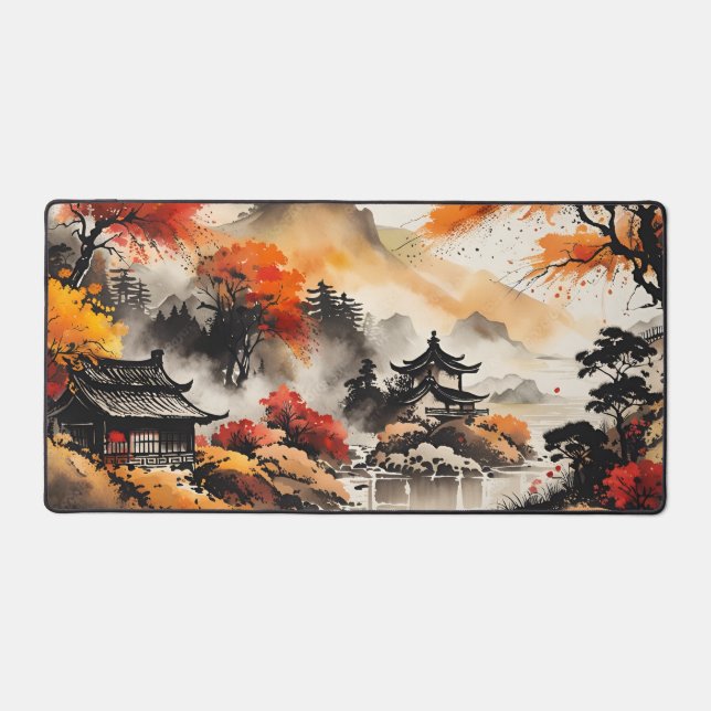 Herbstlandschaft Schreibtischunterlage (Vorderseite)