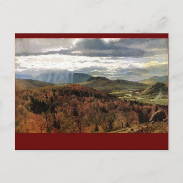 Herbstlandschaft, Shelburne, Vermont Postkarte (Vorderseite)