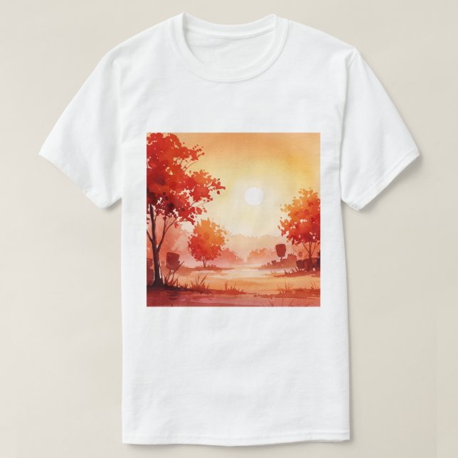Herbstlandschaft T-Shirt (Design vorne)