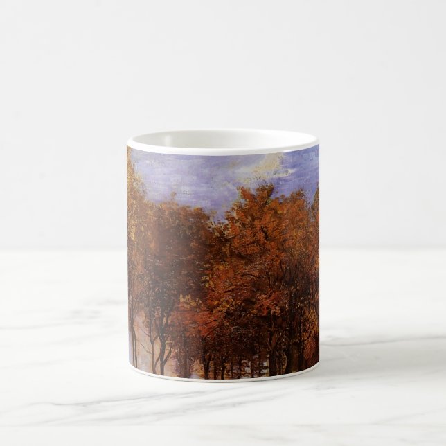 Herbstlandschaft von Vincent van Gogh Kaffeetasse (Mittel)
