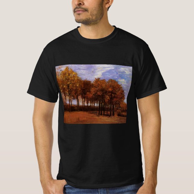 Herbstlandschaft von Vincent van Gogh T-Shirt (Vorderseite)