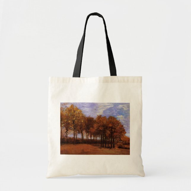 Herbstlandschaft von Vincent van Gogh Tragetasche (Vorne)