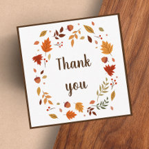 Herbstlaub & Acorns Herbst Danke, Brown Gerahmt