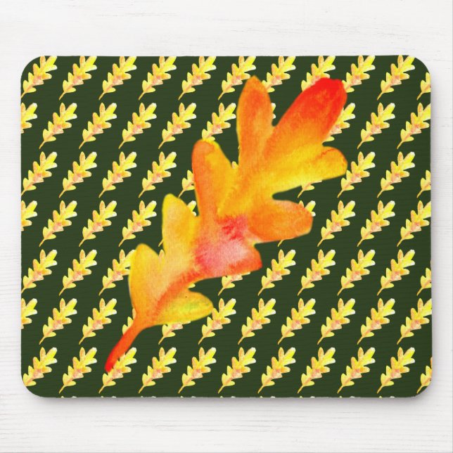 Herbstlaub Art Mousepad (Vorne)