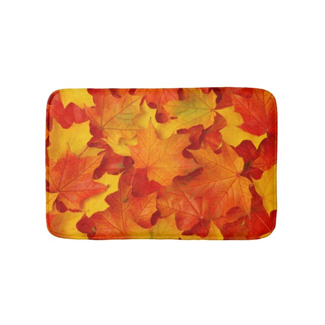 Herbstlaub Badematte (Vorderseite)
