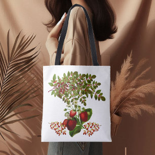 Herbstlaub Beeren Süße Grünpflanzen Tasche