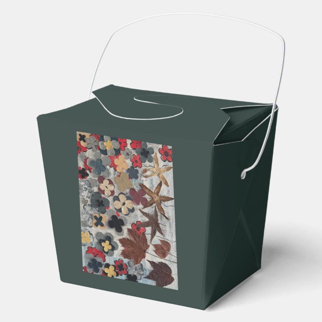 Herbstlaub Blumenmuster Geschenkbox  Geschenkschachtel (Vorderseite)