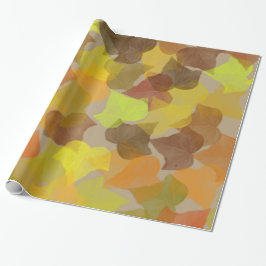 Herbstlaub-Druck Geschenkpapier