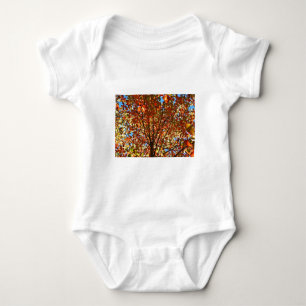 Herbstlaub-Feuerwerk Baby Strampler