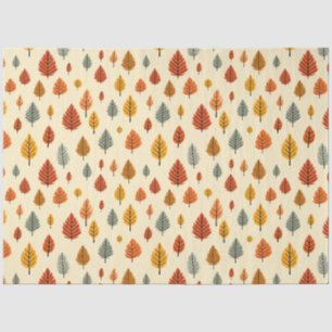 Herbstlaub für Aquarellbilder - nahtloses Muster Seidenpapier