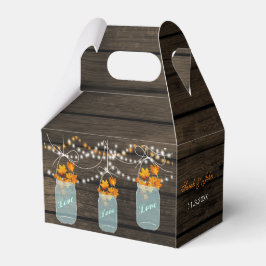 Herbstlaub Gastgeschenk Hochzeit Geschenkschachtel