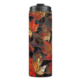 Herbstlaub Gestaltgläser Multicolor Thermosbecher