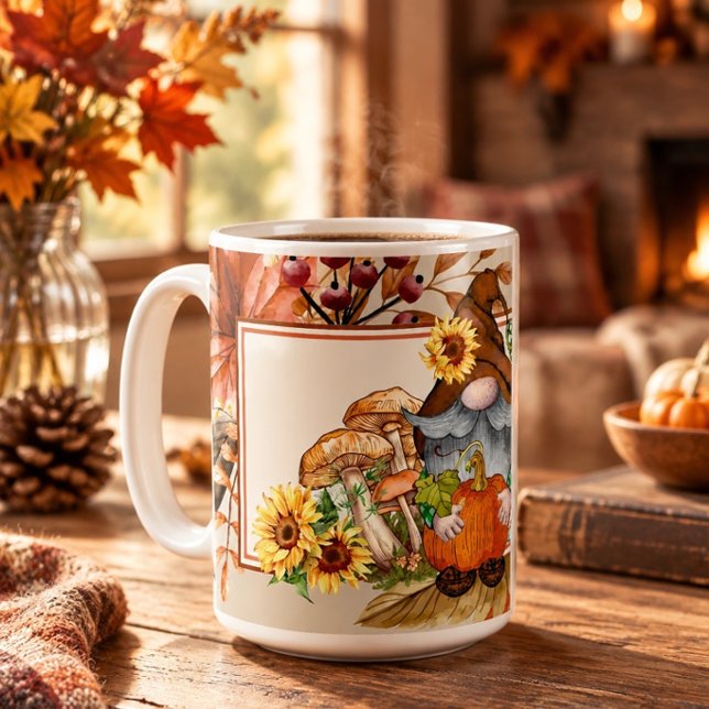 Herbstlaub-Gnom  Kaffeetasse (Von Creator hochgeladen)