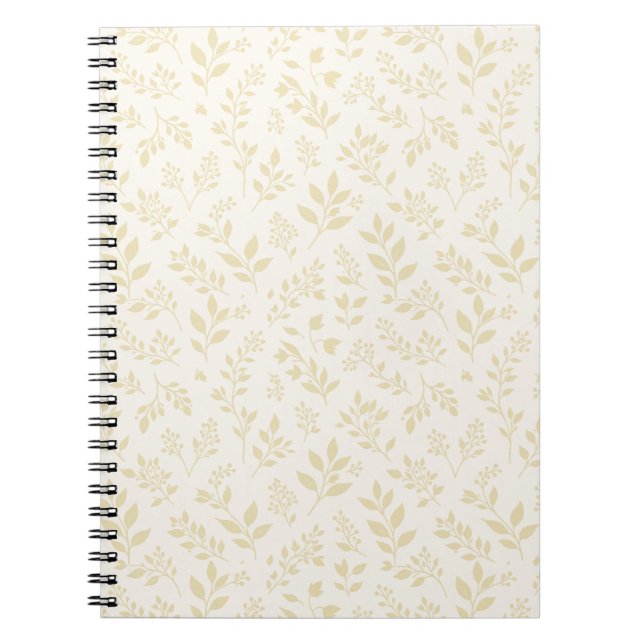 Herbstlaub Goldenes Weizen - Neutral Notizblock (Vorderseite)