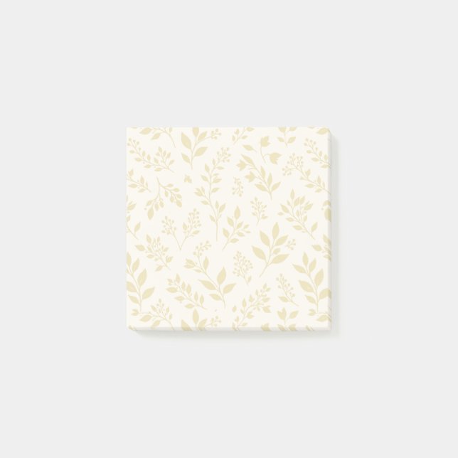 Herbstlaub Goldenes Weizen - Neutral Post-it Klebezettel (Vorderseite)