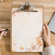 Herbstlaub Herbst-Notepad