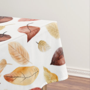 Herbstlaub Herbst Terracotta Brown Boho Muster Tischdecke