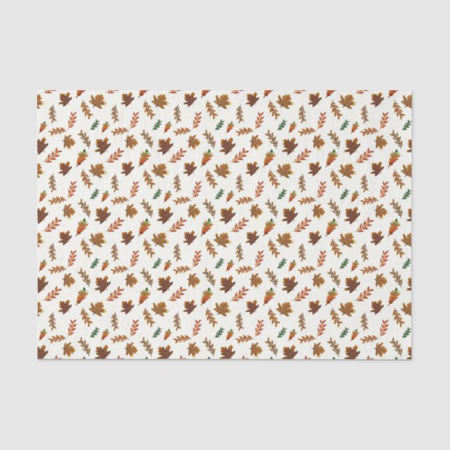 Herbstlaub, Herbstdrucke Seidenpapier (Vorderseite)