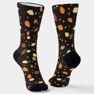 Herbstlaub Herbstmuster Socken