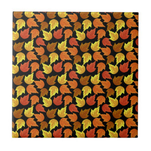 Herbstlaub Herbstsaison Erntedank Halloween Fliese
