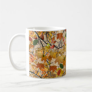 Herbstlaub im Herbst Tasse