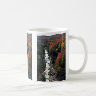 Herbstlaub in Queechee Schlucht, Queechee, Kaffeetasse