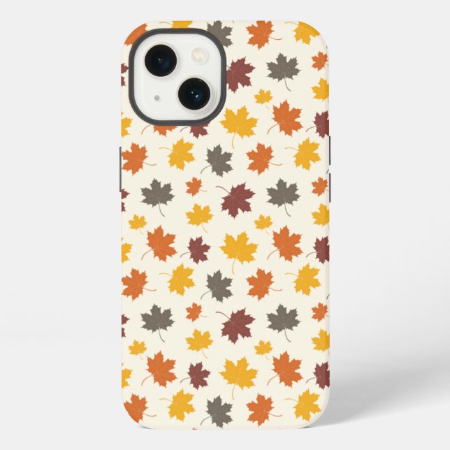 Herbstlaub iPhone Hülle (Rückseite)