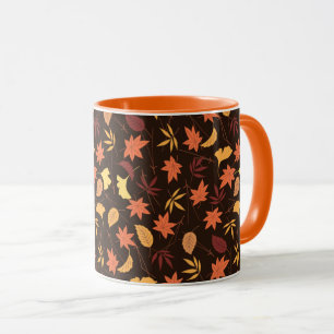 Herbstlaub-Kaffeetasse Tasse