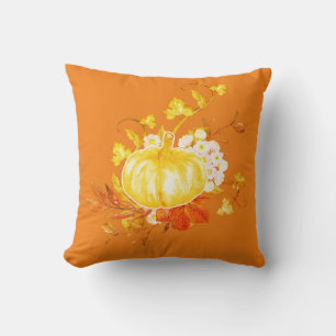 Herbstlaub, Kürbis & Floral Kissen