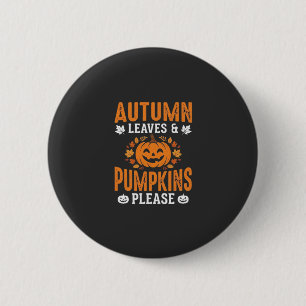 Herbstlaub Kürbisse Bitte Halloween Kürbis De Button