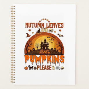 Herbstlaub Kürbisse Bitte Halloween Verhextes Zuha Planer