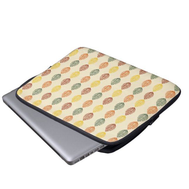 Herbstlaub Laptop-Hülle Laptopschutzhülle (Vorne Knopf)